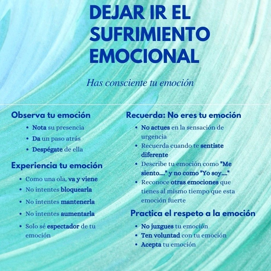 Cómo lidiar con el malestar emocional.