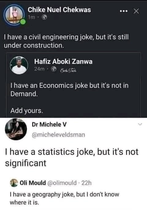 I got a joke about a high wall, best not tell it as you'll never get over it.