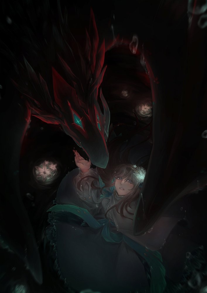 Dragon and damsel