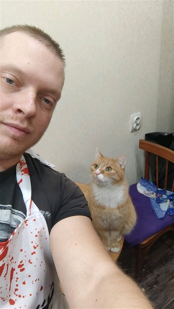 Мы с котом будем готовить новые рецепты))))