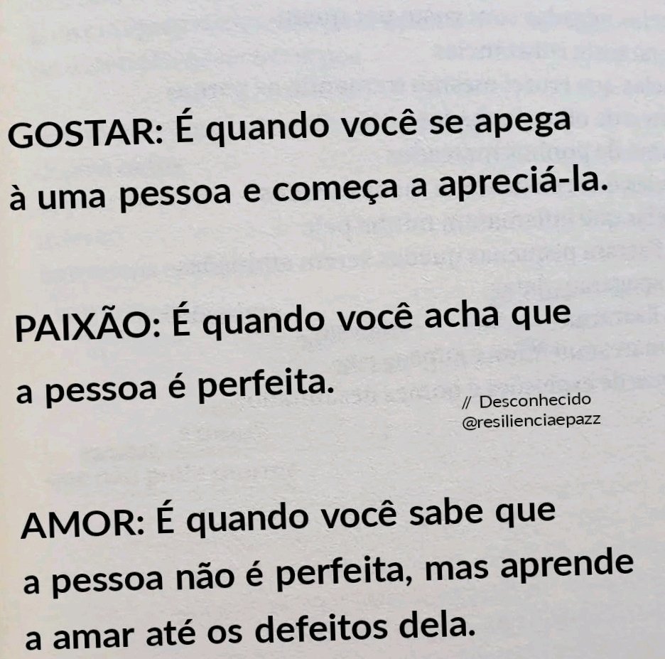 Gostar, paixão, amor,