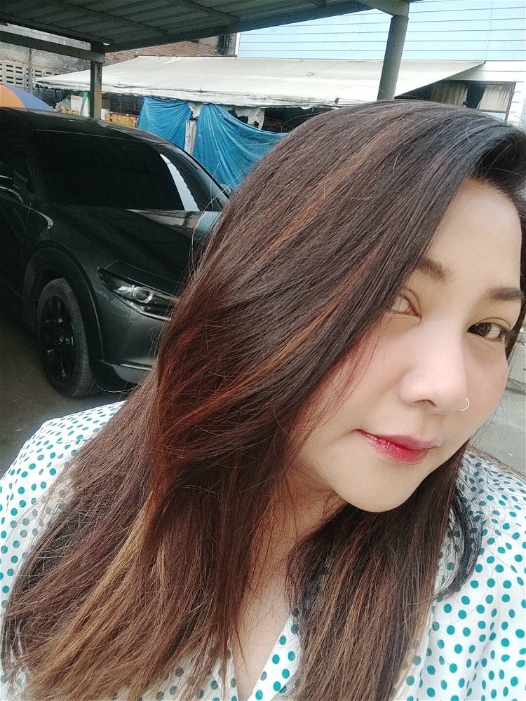 My new color shade hair
