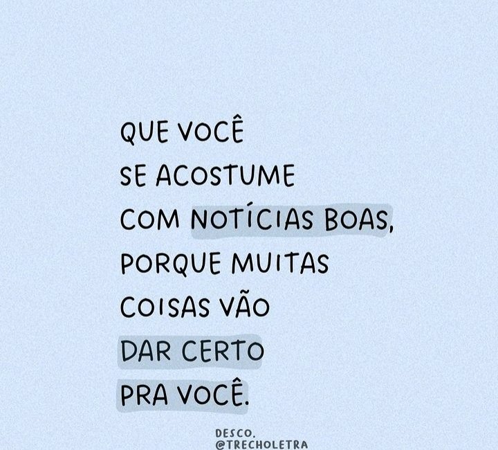 Que assim seja ❤