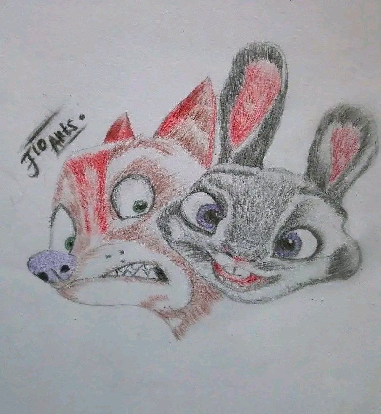 Who remembers these cartoon characters 
A coloured pencil Sketch by me