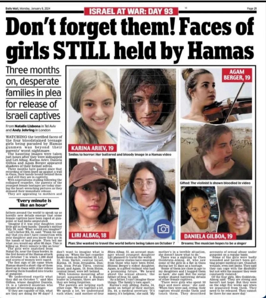 106 days my friends in captive of Hamas