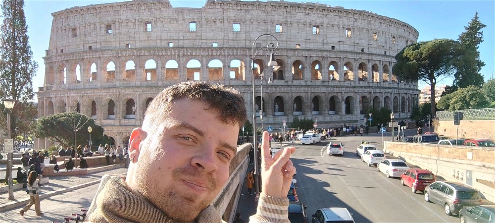 Bella vista al Colosseo ❤️