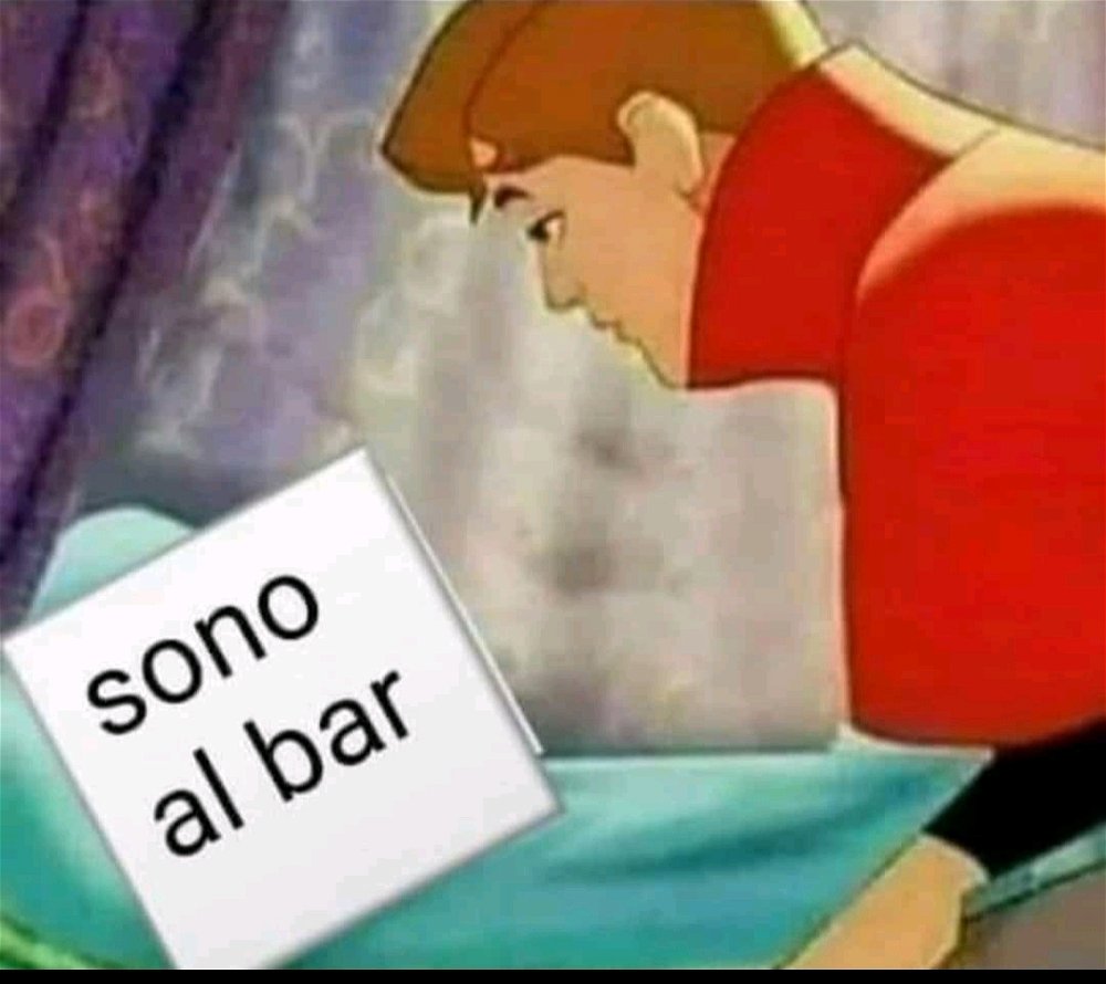 E niente,la mia Principessa se sta a ubriacà 😅😅