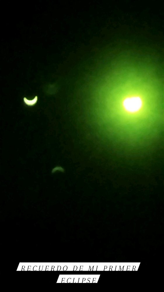 Recuerdo de mi primer eclipse