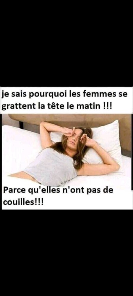 Au réveil 😂