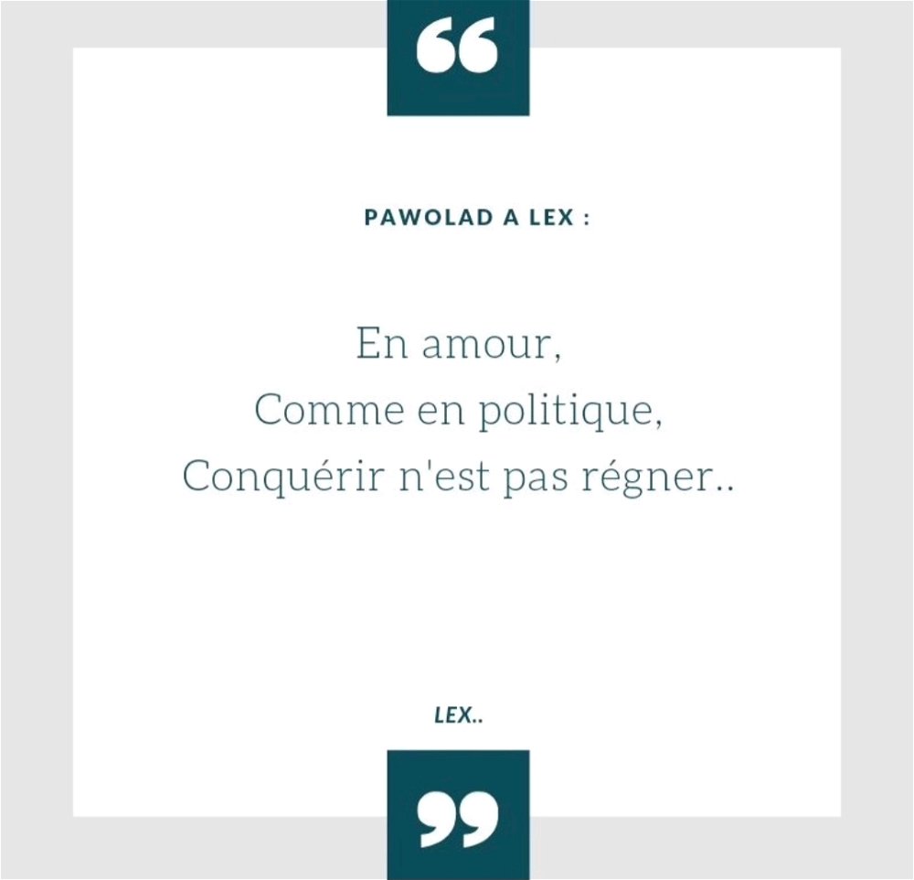 Conquérir n'est pas régner