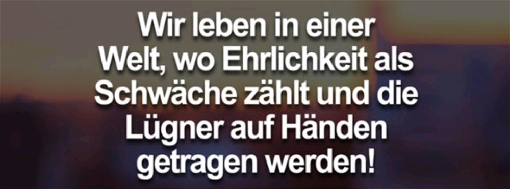 Erkennst du die verkehrte Welt jetzt besser? 🕊🌺