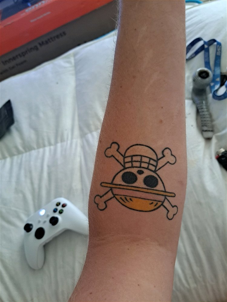 My favorite tattoo and start of my anime sleeve