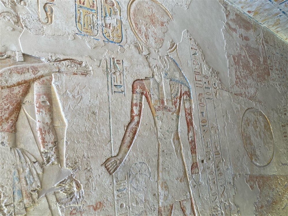Inner chambers tomb of Ramses the fourth.