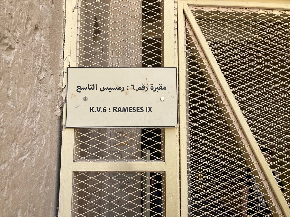 Tomb of Ramses the ninth.