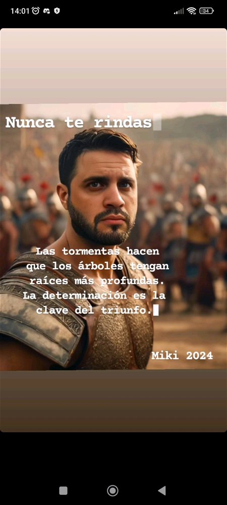 Nunca te rindas