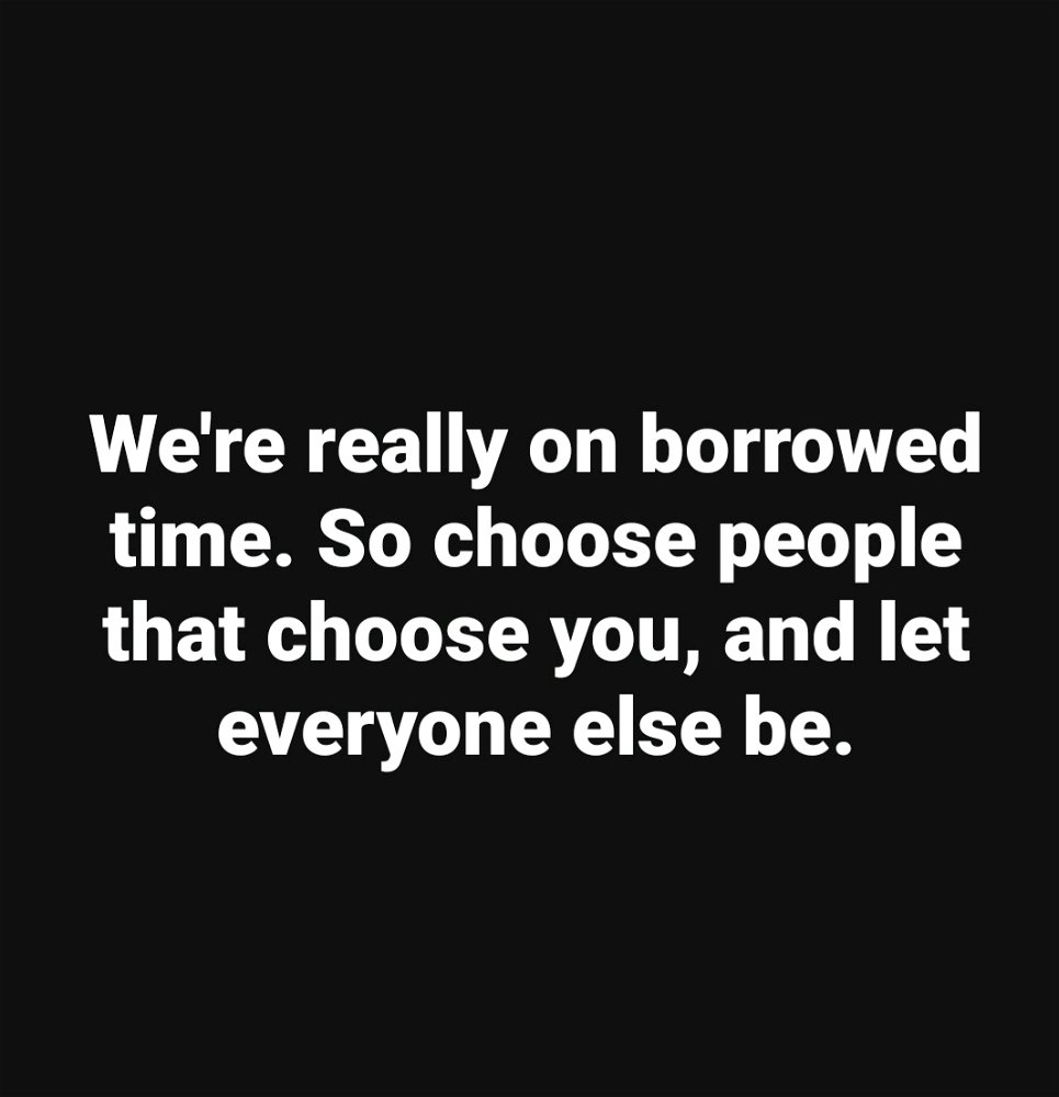Choose wisely
