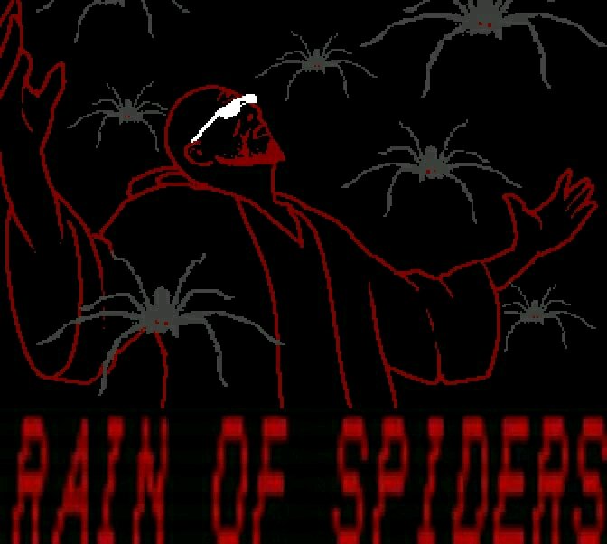 Rain of spiders