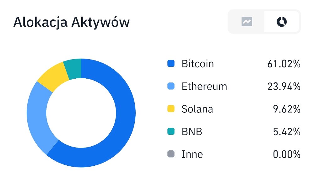 Co myślicie o takim składzie portfela krypto?