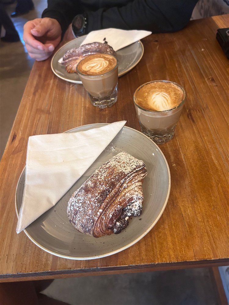 Literally the best chocolate croissant 🥐 I have ever had…🥰🌈💫🙏