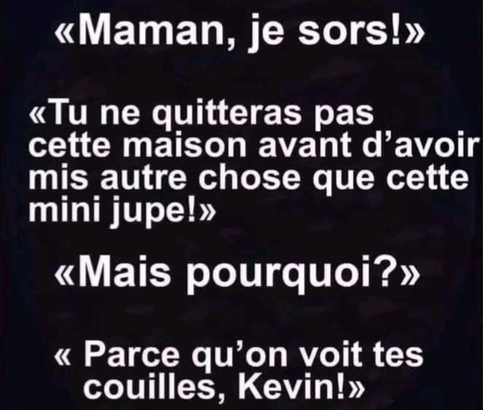 A votre avis ? 🤔😂