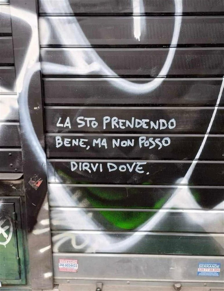 Giusto per mettere le cose in chiaro..