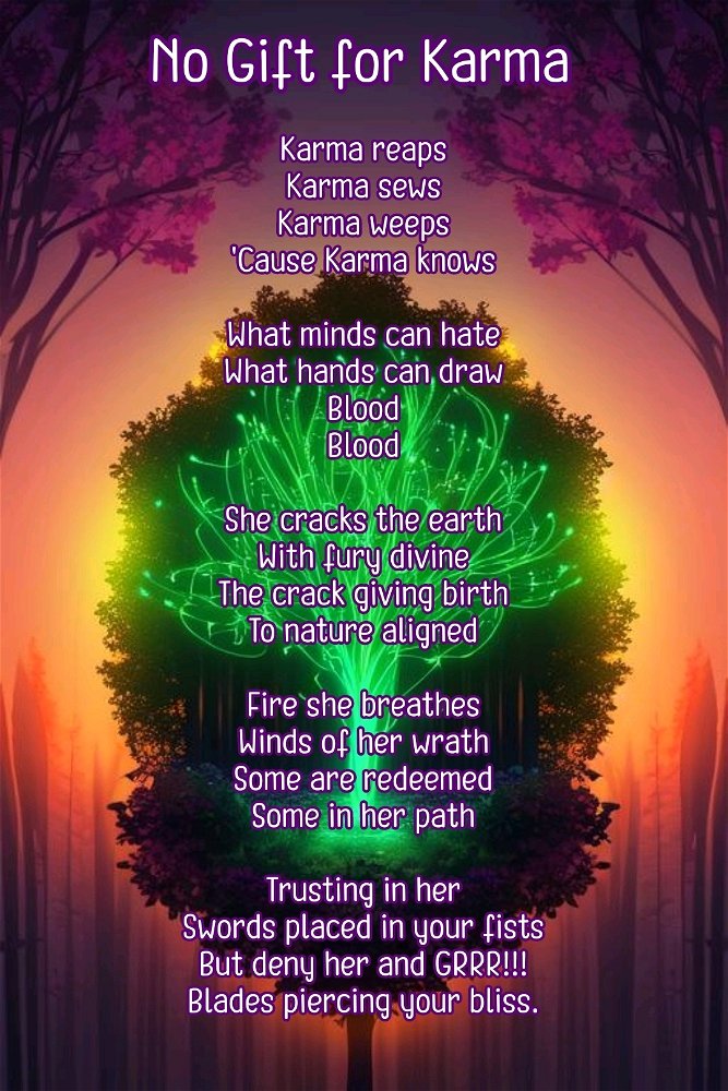No Gift for Karma (poem)