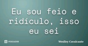 Queria  alguém  para comvesar  comigo 
Sou feio mais sou legal