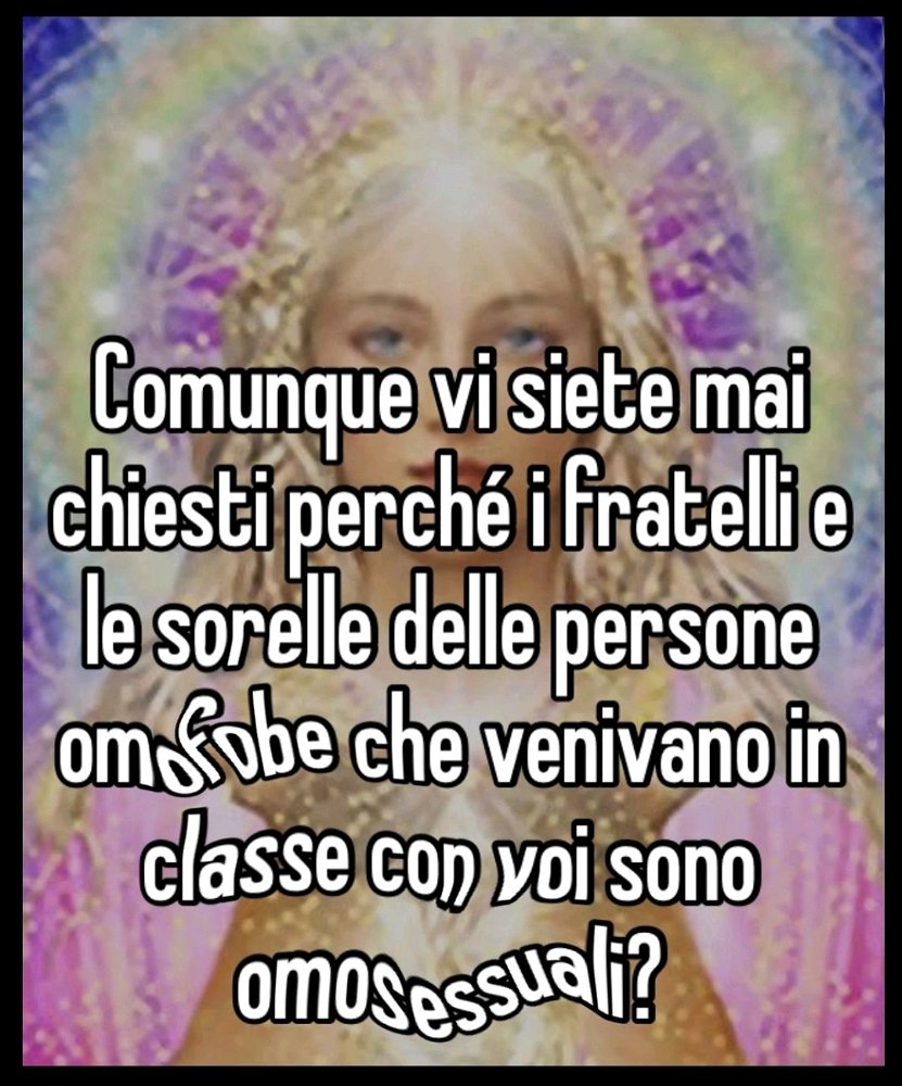 Ve lo siete mai chiesto?