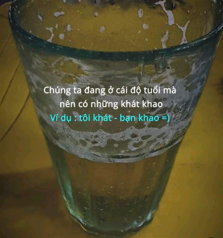 trời nóng khát thật