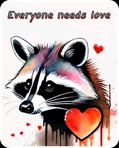 I wish you all a wonderful tuesday, lovelys 🤗🌻 
❤️🦝🌹