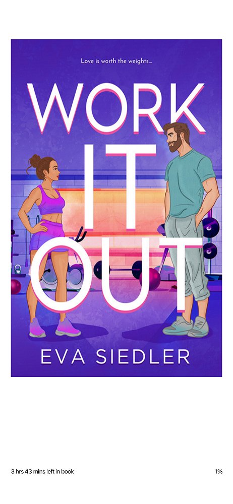 My next read, I go to the gym again and laugh I’m like he nice to read a book where the meet cute or meet up happens at a gym. On top this book has disability rep. Which don’t see as often.