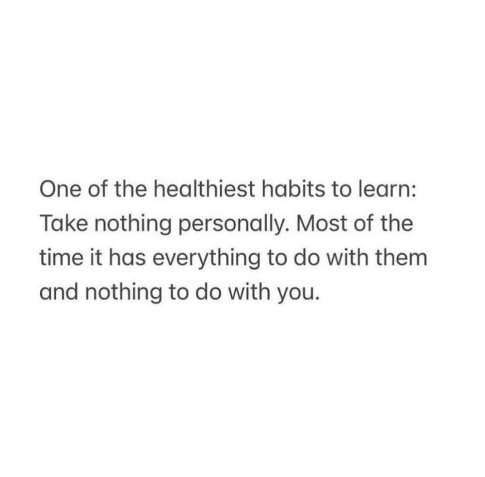What’s something you had to come to terms with in order to move on?