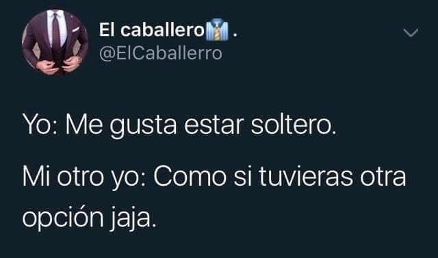 No hay de otra