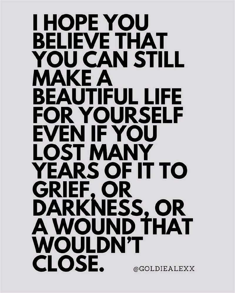 It's not too late for you.

You are deserving of love and success, regardless of your past.