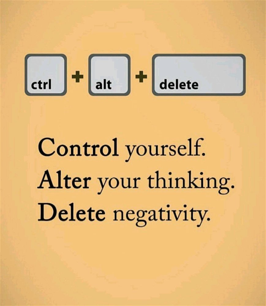Control + alter + delete