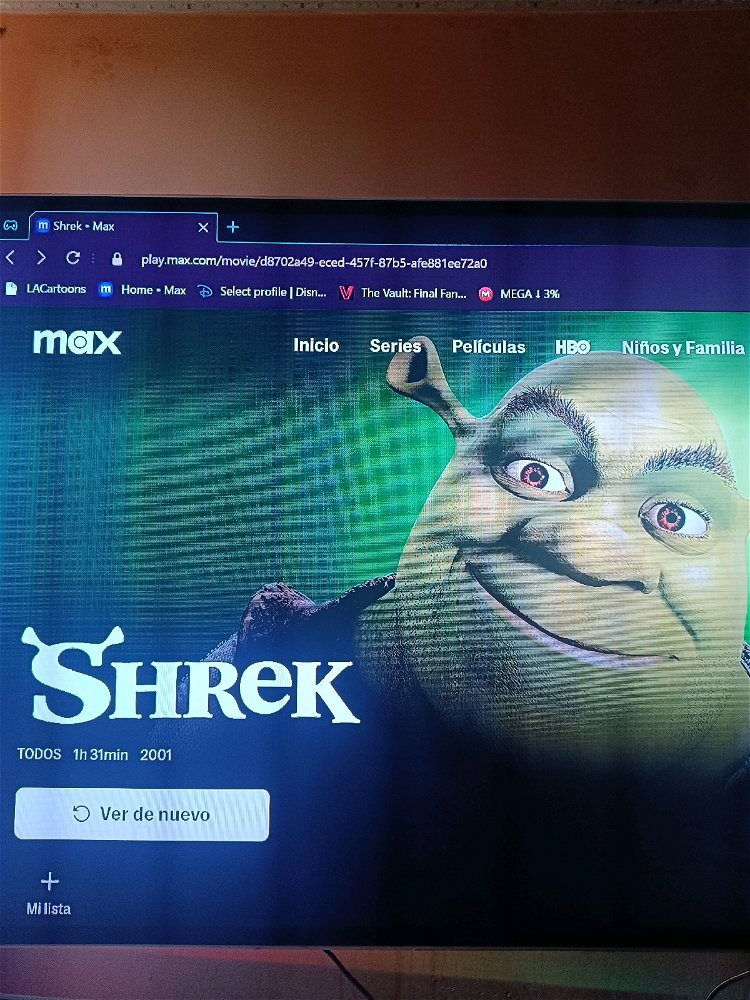 Lo de siempre, infaltable el domingo de shrek