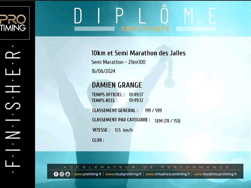 Mon premier semi-marathon en compétition