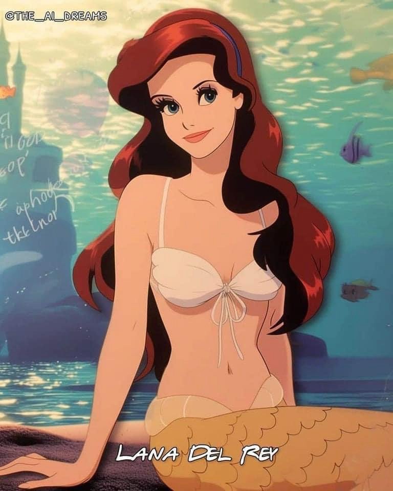 Because she sings like a mermaid
