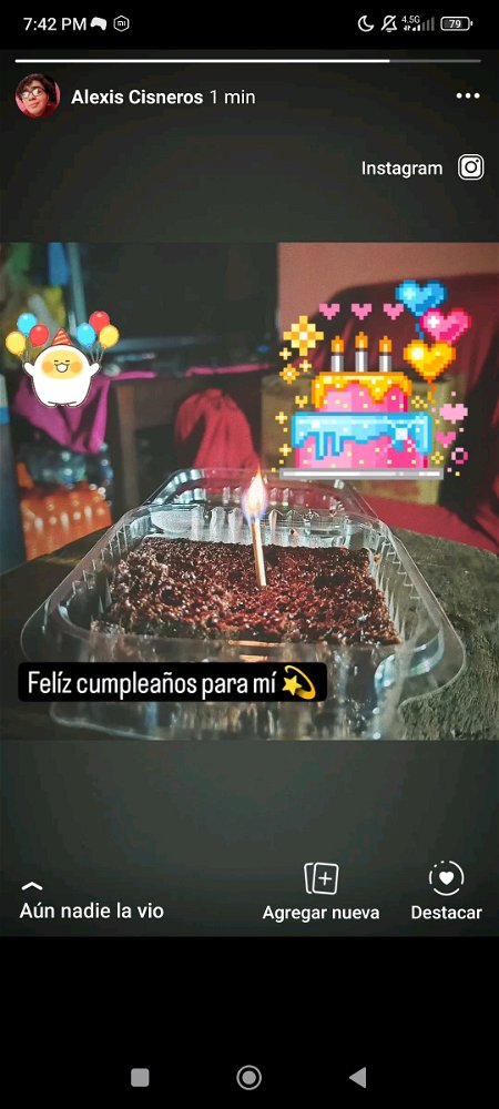 Felíz cumpleaños para mí