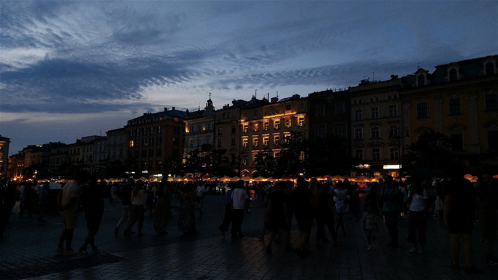 Kraków wieczorem