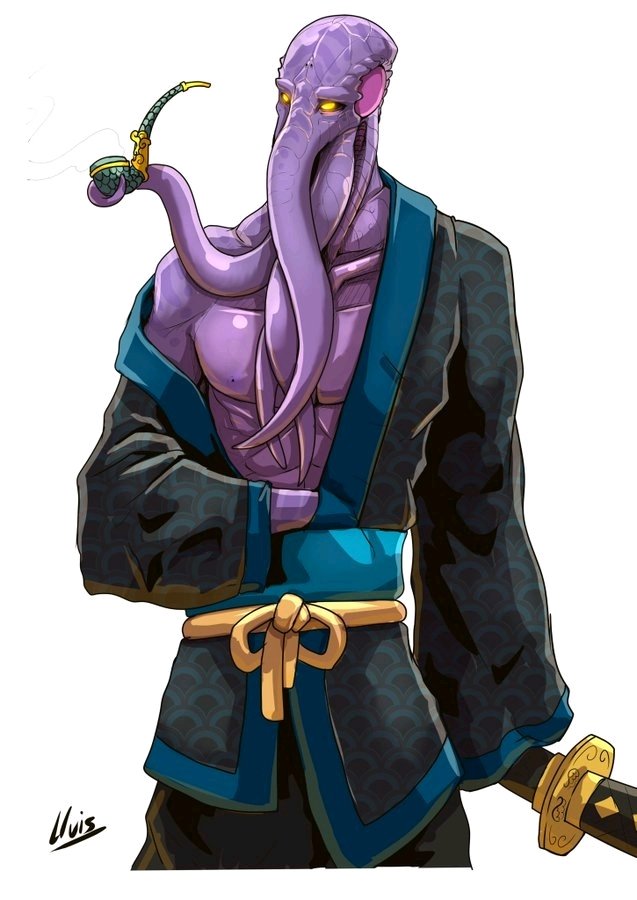 Mind flayer samurai