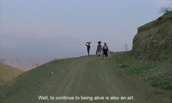 To be alive is an art.