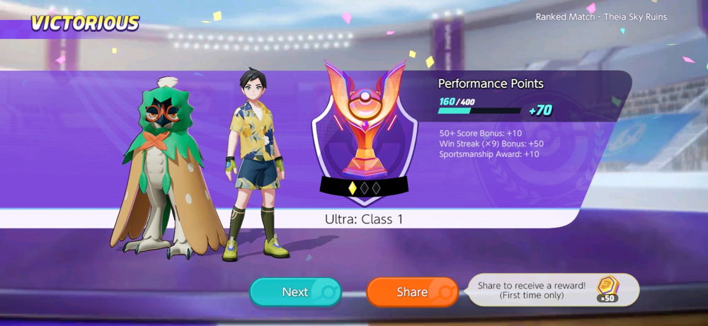 its a screenshot from Pokémon Unite