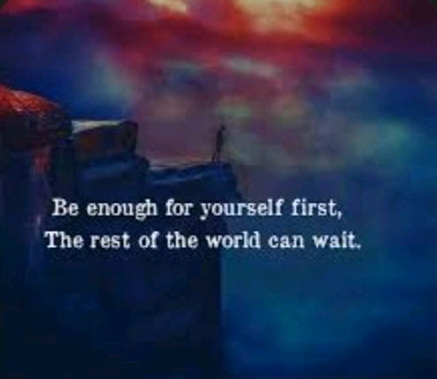 Love yourself first