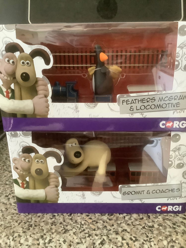 Corgi Diecast Wallace and Gromit Train set