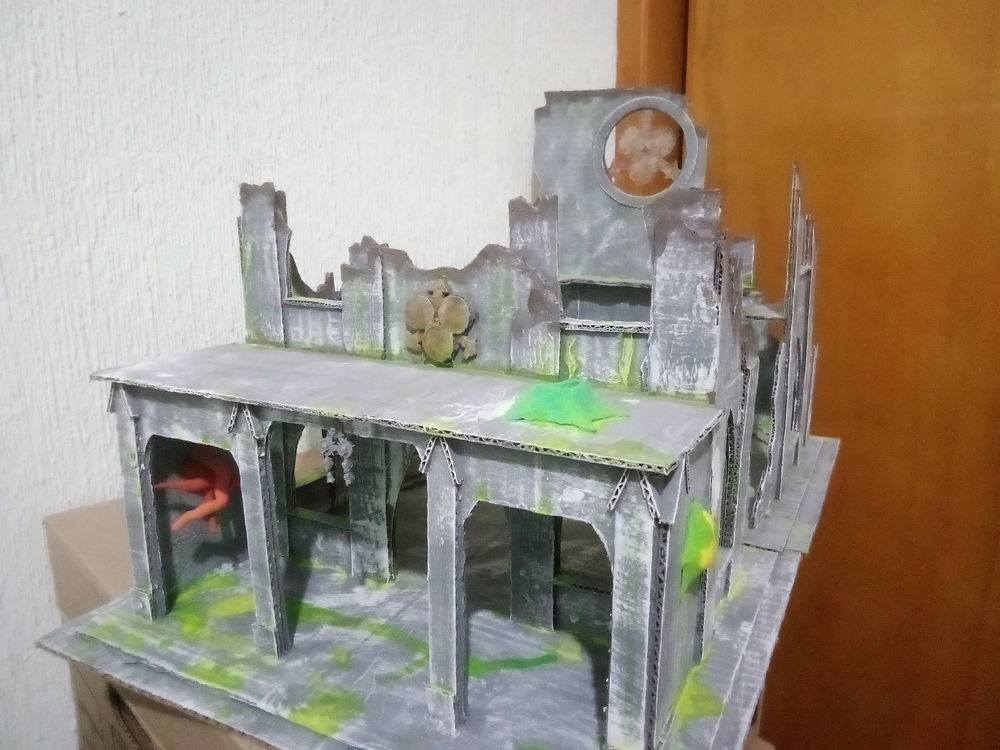 Escenografía que hago para mí ejército de Nurgle