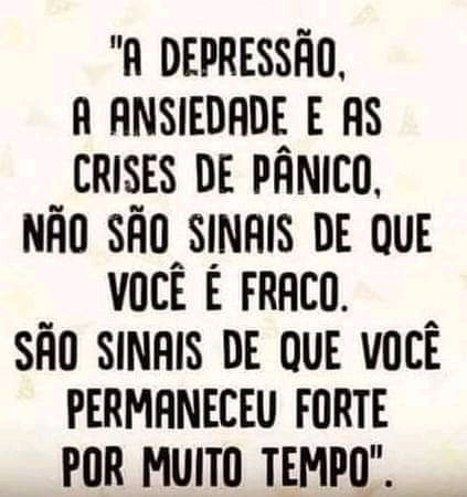 Cada um sabe da sua dor e força