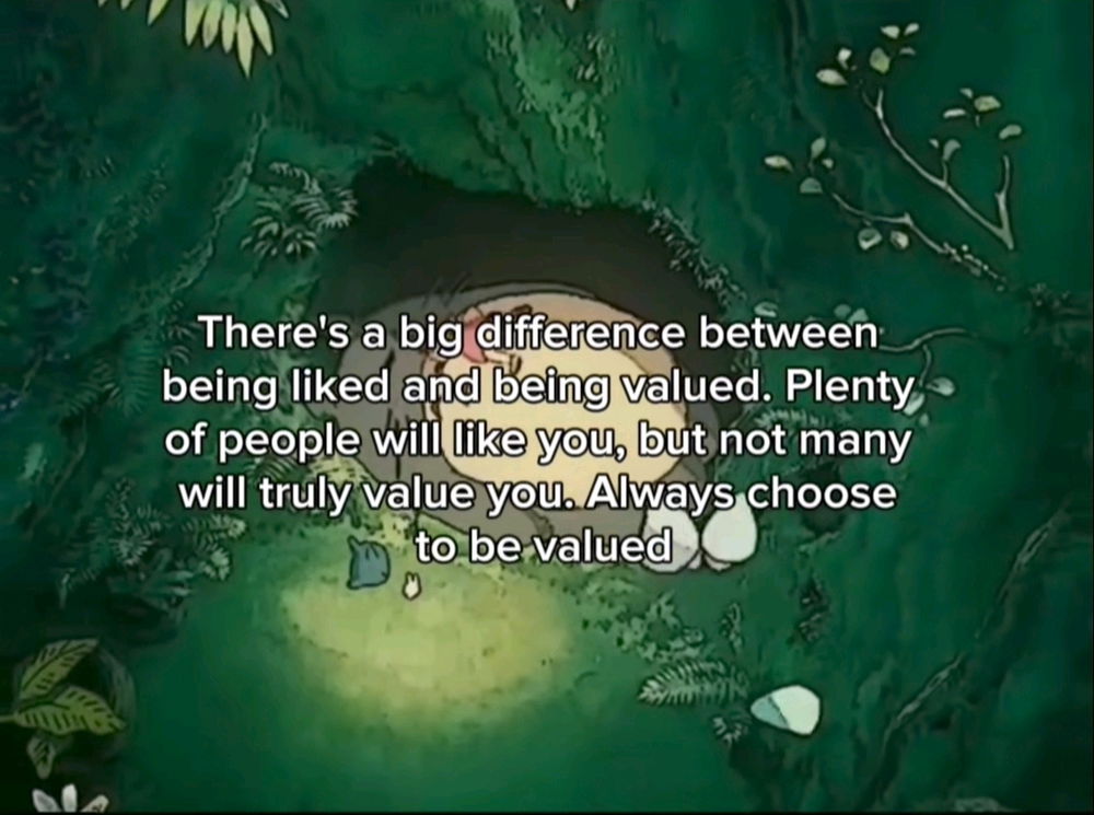 Value >>>> Like