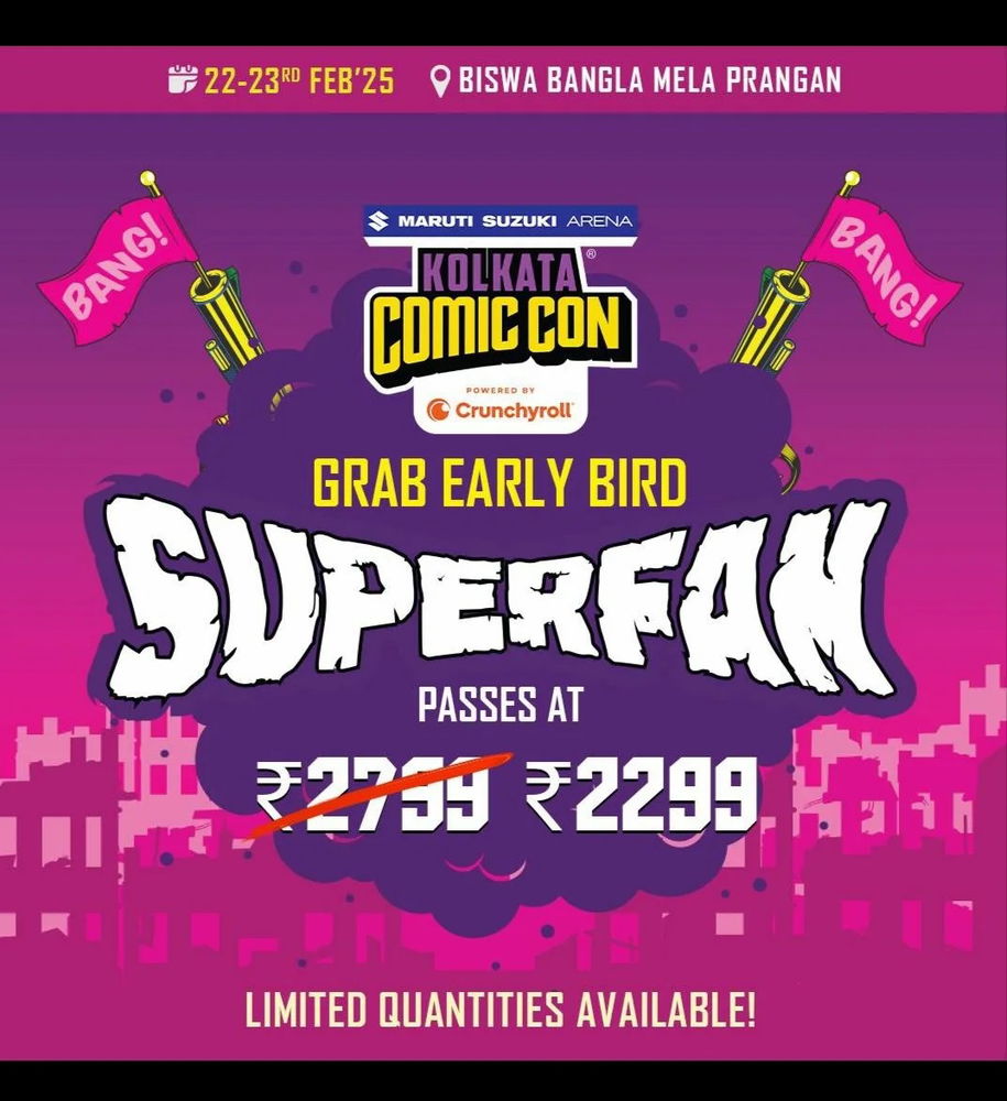 First Time Comic Con is Happening in Kolkata Feb 2025