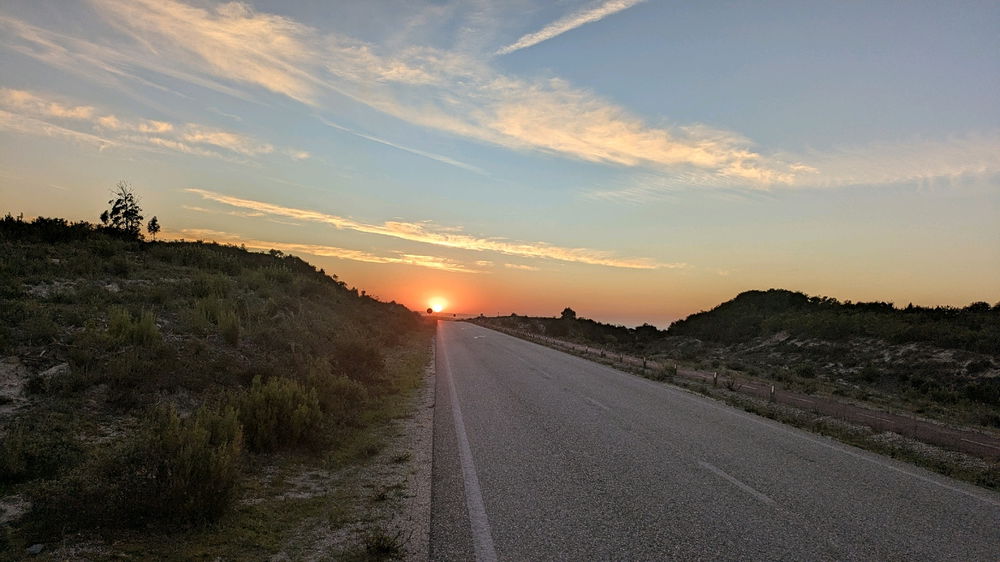 On the road